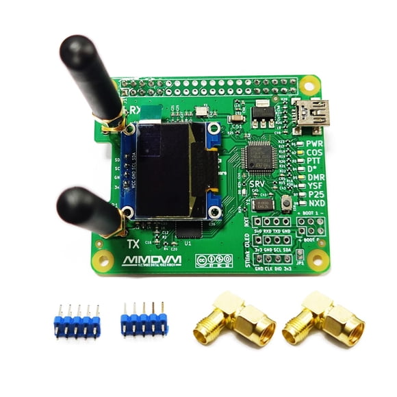 Hotspot AURSINC MMDVM V1.5.2 Dual Hat con pantalla OLED