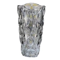 Magideal - Florero De Vidrio Redondo, Jarrón De Decoración Moderna, Jarrón De Flores De Cristal, Jarrón De Mesa Para Centros De Mesa De Comedor, Sofá, Regalo De S