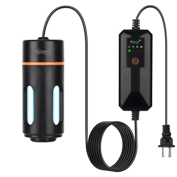 Luz UV para Acuario hygger 3W con Temporizador Control de Algas 5-25 Gal