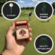 thumbnail image 3 of Tees de Golf HahaHome 8 cm Bambú Paquete de 12 Rojo, 3 of 5