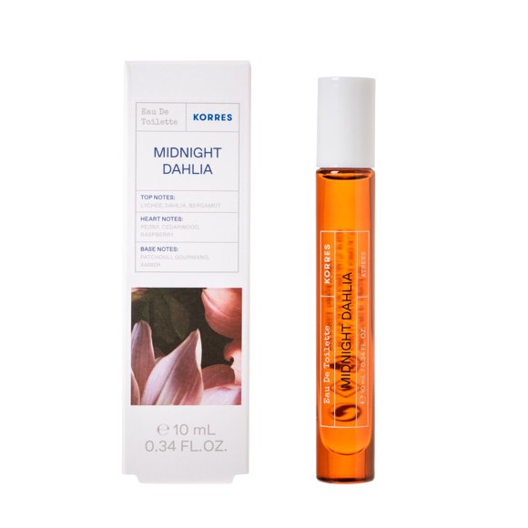 Perfume KORRES Midnight Dahlia Eau de Toilette para mujer, 10 ml