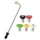thumbnail image 4 of Máquina limpiadora de varillas, accesorio limpiador de lavadora a presión de 30,90,120 grados, boquilla de pulverización para lavadora a presión de la B, 4 of 5