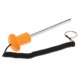 thumbnail image 3 of Accesorios De Pasador De Pila De Pesas, Pasador Multiusos De Acero Inoxidable Para Máquina De Pesas, Color Naranja, 10x100mm, 3 of 5