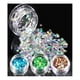 thumbnail image 1 of Glitter Para Resina Uv 14 Estrellas Holográfica Aros Llavero, 1 of 2