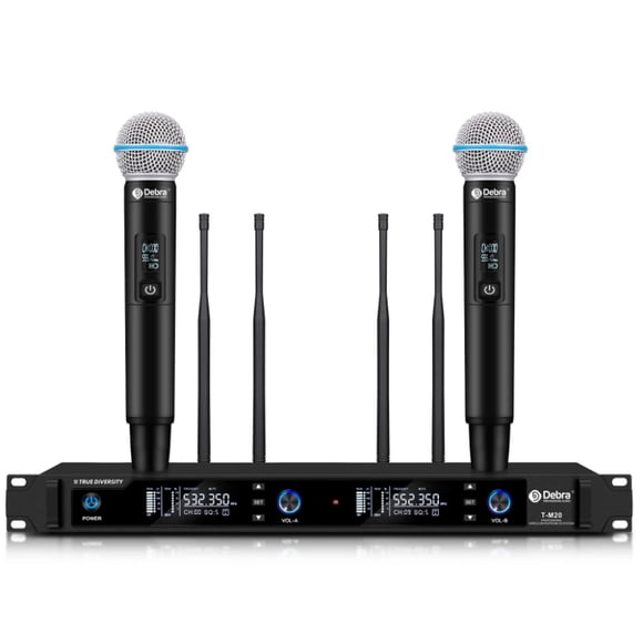 Sistema Dual Micrófono Inalámbrico Debra Audio T-M20
