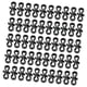 thumbnail image 1 of Ganchos Para Luces, Prácticos Y Prácticos, Con Forma De S, Para Toallas, Oficina, Luces De Navidad, 50 Unidades, Color Negro, 1 of 5