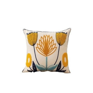 Homestore - Funda Cojín Bordada 45X45 Cm Lirios