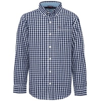 Camisa Tommy Hilfiger De Manga Larga A Cuadros Vichy Con Cuello Y Bolsillo