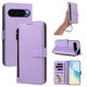 thumbnail image 1 of Funda con Billetera para [Google Pixel 9 Pro 5G] con Bolsillo Zipper y Tarjetero Morado claro, 1 of 6