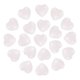 thumbnail image 1 of Uxcell 20 piezas de piedra de cristal natural en forma de corazón, 0.6 pulgadas de grosor 5/16" mini piedra de amor pulida, cristal de gema de bolsillo grabado para regalo de mujeres, cuarzo rosa, 1 of 6