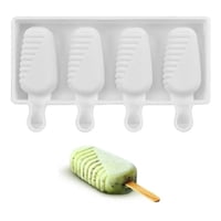 Genérico - Moldes De Silicona Para Helados Molde Paletas Helado Mini