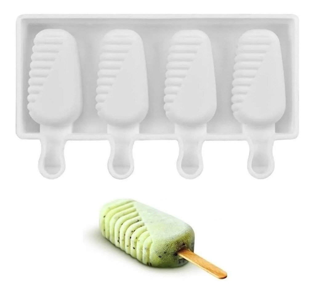 Genérico - Moldes De Silicona Para Helados Molde Paletas Helado Mini