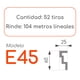 thumbnail image 2 of Cornisa E45 60 x 25mm x 2mt xPS Caja 52 unidades, 2 of 3