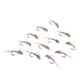 thumbnail image 2 of 12 Uds Cabeza De Cuentas De Latón Ninfa Trucha Moscas De Pesca Hundimiento Cebos Anzuelo Señuelos, 2 of 3