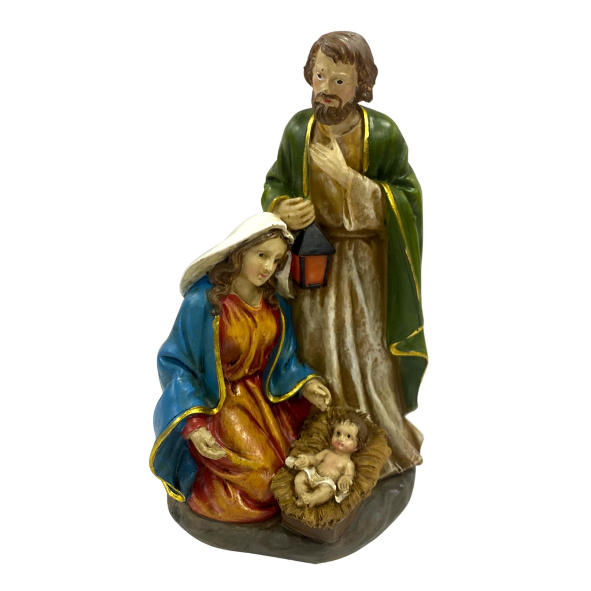 Figura Pesebre Decorativa Sagrada Familia Holiday Time