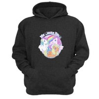 Genérico - Polerón Canguro Mi Pequeño Pony Gris Oscuro Talla S Unisex