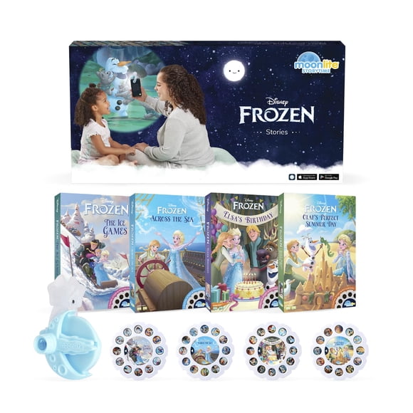 Miniproyector Storytime Moonlite Frozen Elsa con 4 pisos