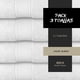 thumbnail image 2 of Pack 3 Toallas De Baño Algodón 135x70 Chiteco Classic Suave Color Blanco, 2 of 7