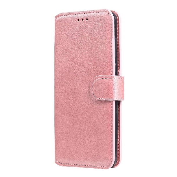 Funda Billetera para Samsung Galaxy S21 Plus con Porta Tarjetas y Soporte Ajustable Rosa