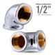 thumbnail image 2 of Accesorio de tubería SUPPLYGIANT 1/2" de latón cromado, 2 of 6