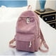 thumbnail image 3 of Fashion Wild Senior High School Students New Korean Personality Plush College Wind Shoulder Bag Solid Color Women's Backpack, 3 of 3