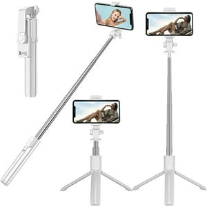 Veatool - 3 En 1 Palo Selfie Trípode, 70Cm Selfie Stick Bluetooth Con Control Remoto, 360°Rotación Extensible Y Portátil, Para Celulares Para La Mayoría De Los De, Selfie Foto Y Video