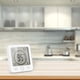thumbnail image 3 of Reloj de baño con alarma digital LCD táctil, resistente al agua, con función de temporizador de cuenta regresiva, 3 métodos de montaje y pilas (blanco), 3 of 7