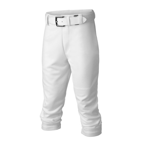 Pantalones de béisbol Easton PRO+ Pull Up Youth de longitud completa, color blanco