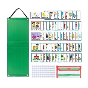 Magideal - Horario Visual Para El Gráfico De Tareas De Los Niños, Gráfico De Rutinas Para Niños Pequeños, Tarjetas De Horario Diario, Materiales De Aprendizaje