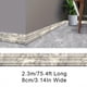 thumbnail image 1 of 1pc Self-Adhesive Flexible Foam Molding Trim, 90"x 3" 3D Sticky Decorative Wall Trim Lines Skirting Baseboard Border, Waterproof Wallpaper For Living Room And Home Decorations, 1 of 3