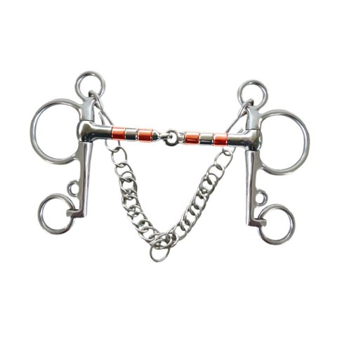 Magideal - Bocado Para Caballo Bocado Para Boca De Caballo Multiusos Con Ganchos Bocado De Mejilla Completa A Prueba De Óxido Bocado De Boca De Caballo Bocado De 135 Mm