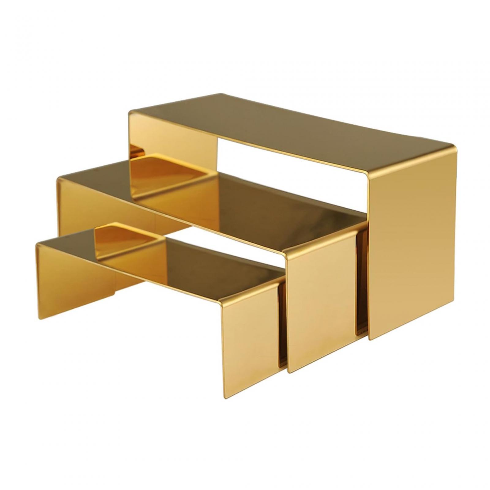 Ioensy - Soporte Elevador De Exhibición De Perfume De Monedero De 3 Piezas Para Hogar Y Tiendas Minoristas Estilo Elegante A