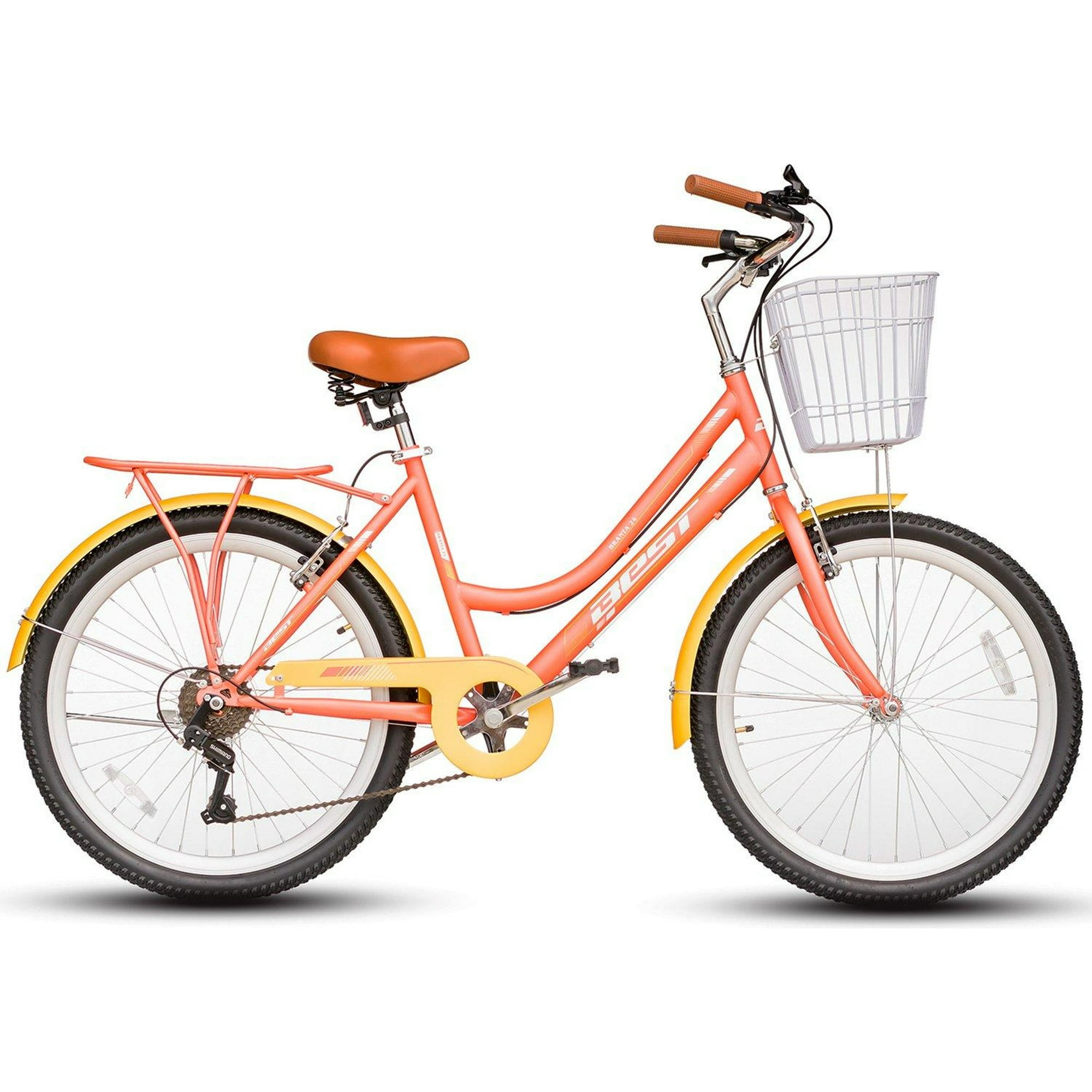 Bicicleta Best Branta City 24 Mujer Talla 16 Naranja