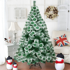 Geneerico - Árbol De Navidad Pascua 1.8 Metros Nevado Armable