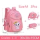 thumbnail image 1 of 3Pcs Children Backpack+Lunch Bag+Pencil Case Cute Cat Kid School Bag Backpack Girl Student Teenagers Waterproof Primary Bookbag, 1 of 3