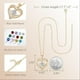 thumbnail image 3 of Collar Love Pendant Con Piedra De Nacimiento Plata, 3 of 5