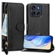 thumbnail image 1 of FOXDOCK Funda Tipo Cartera para Xiaomi Redmi 15C 5G Cuero PU con Cremallera y Correa de Muñeca, Ranuras para Tarjetas, Soporte Plegable, Cierre Magnético, 1 of 5