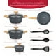 thumbnail image 2 of Juego de Ollas Cocina 10 Piezas Granito Negro antiadherente BFresh, 2 of 5
