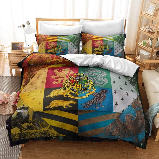 Bedding Duvet Cover Harry-Potters Lightweight Decorative Modern Style Microfiber Soft Microfiber Bedding Set