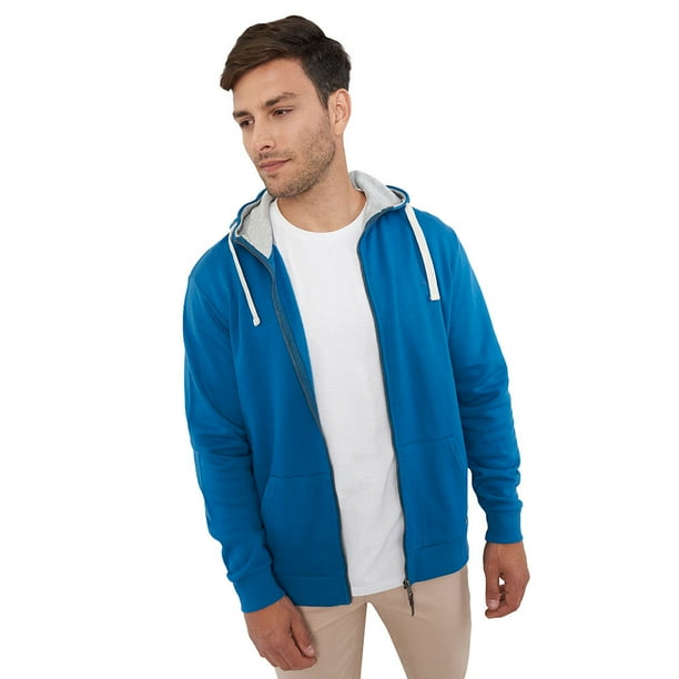 Polerón Hombre Petrol Full Zipper Corona