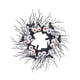 thumbnail image 2 of Guirnalda Colgante Para Puerta Con Forma De Ojos Espeluznantes De Halloween Para Accesorio De Entrada, 2 of 3