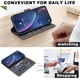 thumbnail image 4 of Funda Billetera para Xiaomi Redmi Tubo5 Protección RFID y Soporte Ajustable Negro, 4 of 6