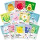 thumbnail image 1 of Set de mascarillas faciales VESPRO de 12 unidades, hidratantes y humectantes, 1 of 8