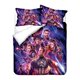 thumbnail image 1 of Cartoon 3d Marvel Bedding Set Hulk Iron Man Captain US Quilt Duvet Cover Pillowcase Bed Set For children and adults Bed Sheets, 1 of 5