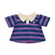 thumbnail image 2 of Vestido Build a Bear clásico líneas azul y morado, 2 of 3