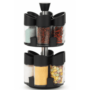 Genérico - Especiero Condimentero Especias 12 Frascos 2 Niv Giratorio