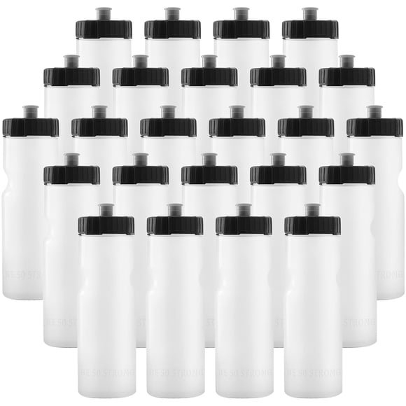 Botellas de agua, 50 unidades, 24 unidades, 650 ml, sin BPA, para adultos y niños