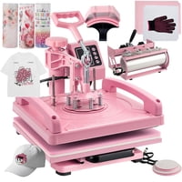 Máquina De Prensado En Caliente Leomru 5 En 1