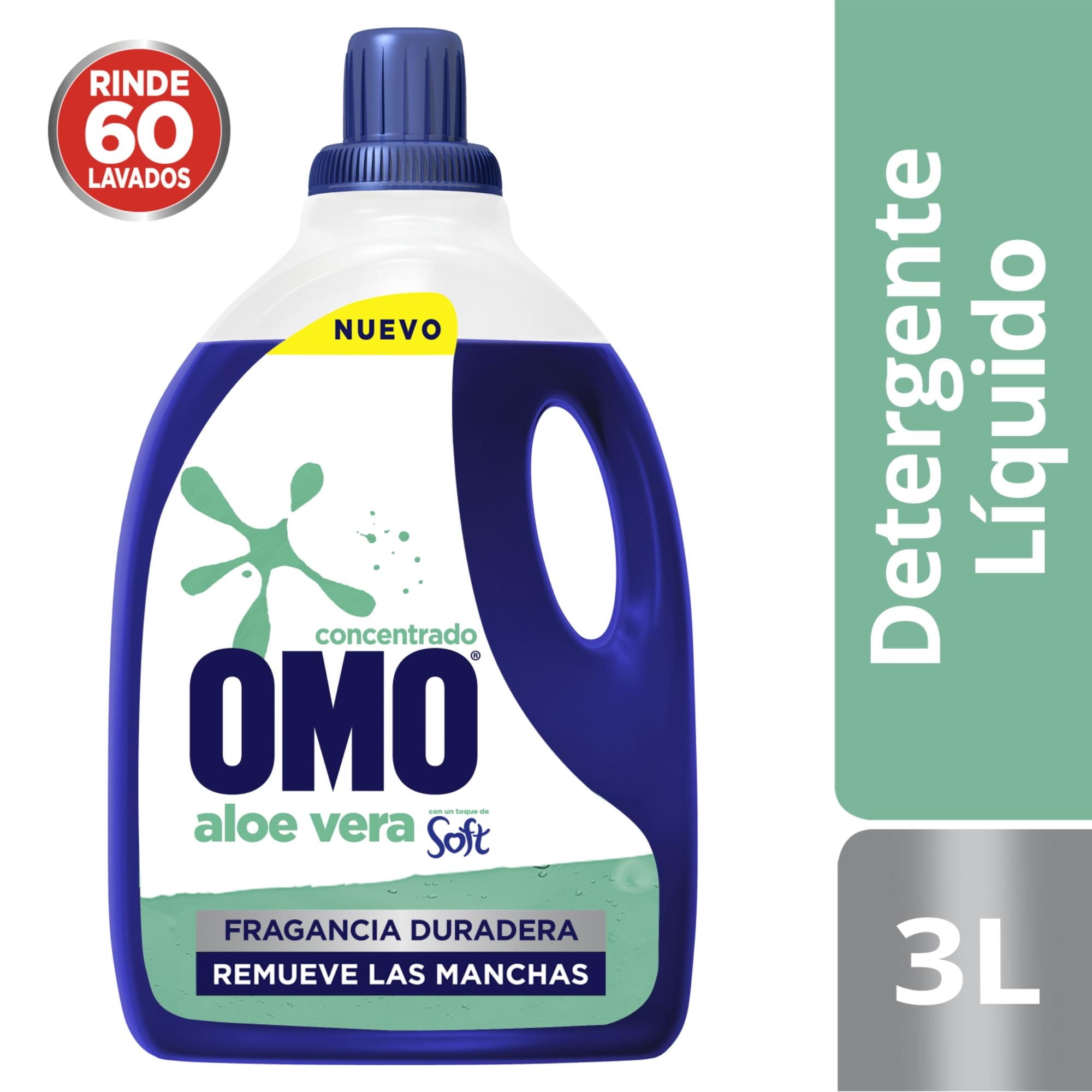 Detergente Líquido Ultra Power Aloe Vera Botella 3 L Omo