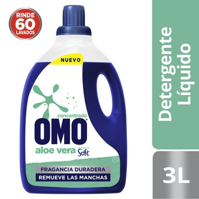 Detergente Líquido Ultra Power Aloe Vera Botella 3 L Omo